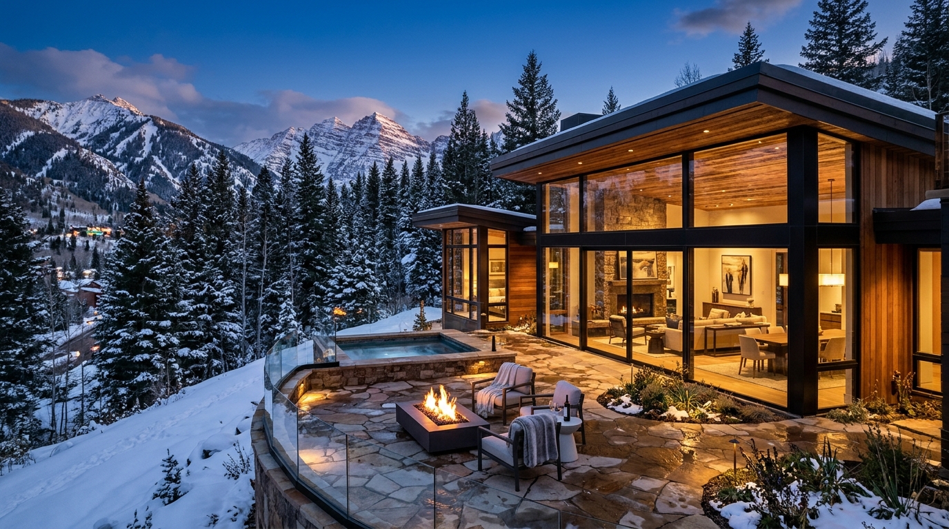 Executive AI Operations Retreat Luxury Mountain Estate